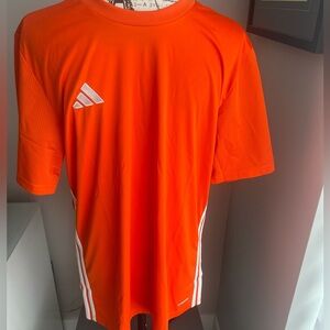 Adidas Men’s Orange Tabela 23 Soccer Jersey Shirt  Size Large
